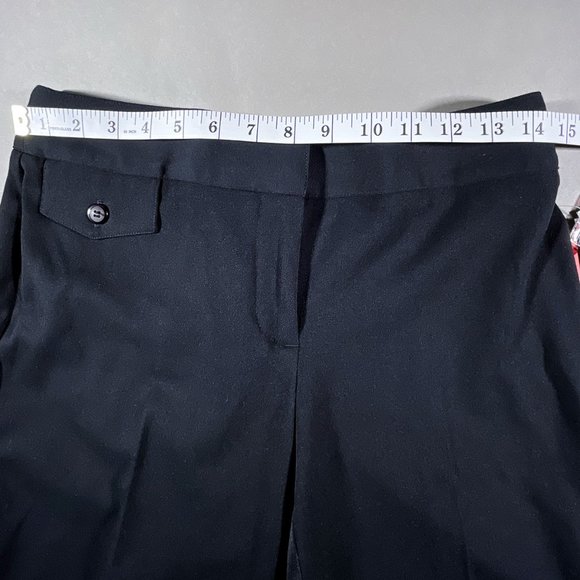 NWT Style & Co Black Stretch Bermuda Ends At Or Near‎ The Knee Shorts Size 4 - Picture 10 of 15